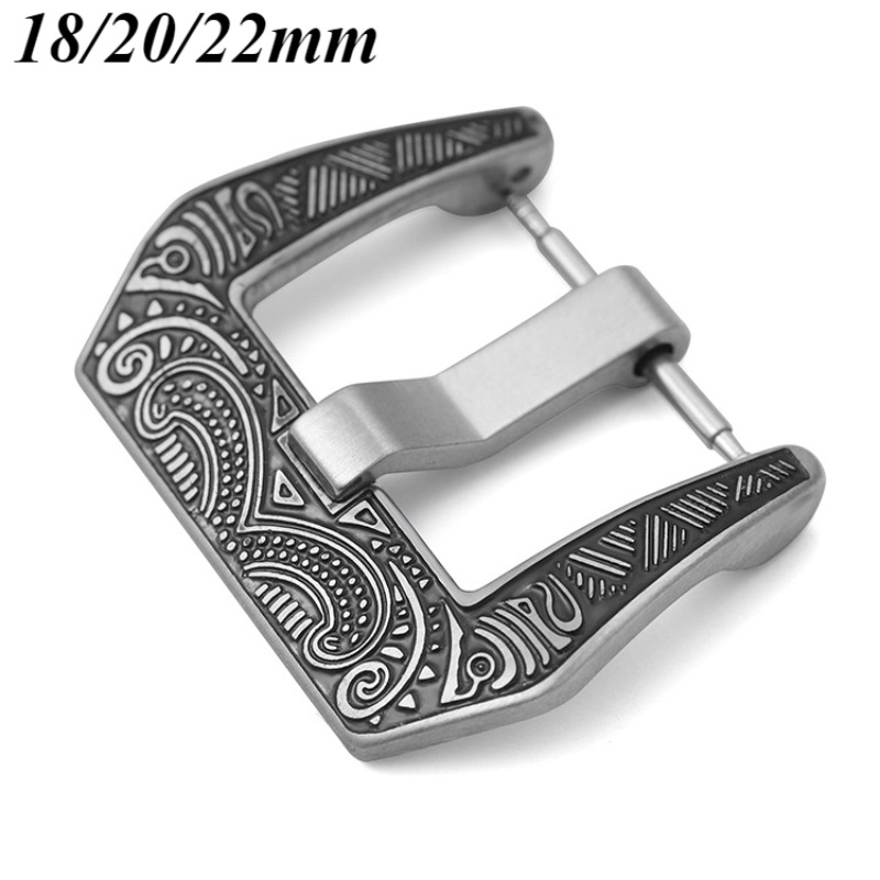Leather Watch Band Men - Винтажная металлическая пряжка для ремешка часов,