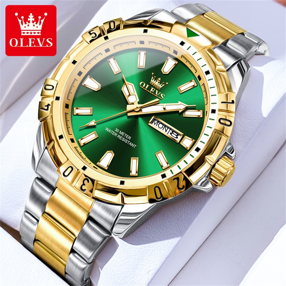 Rolex Watch Datejust - Мужские кварцевые наручные часы OLEVS 5560:
