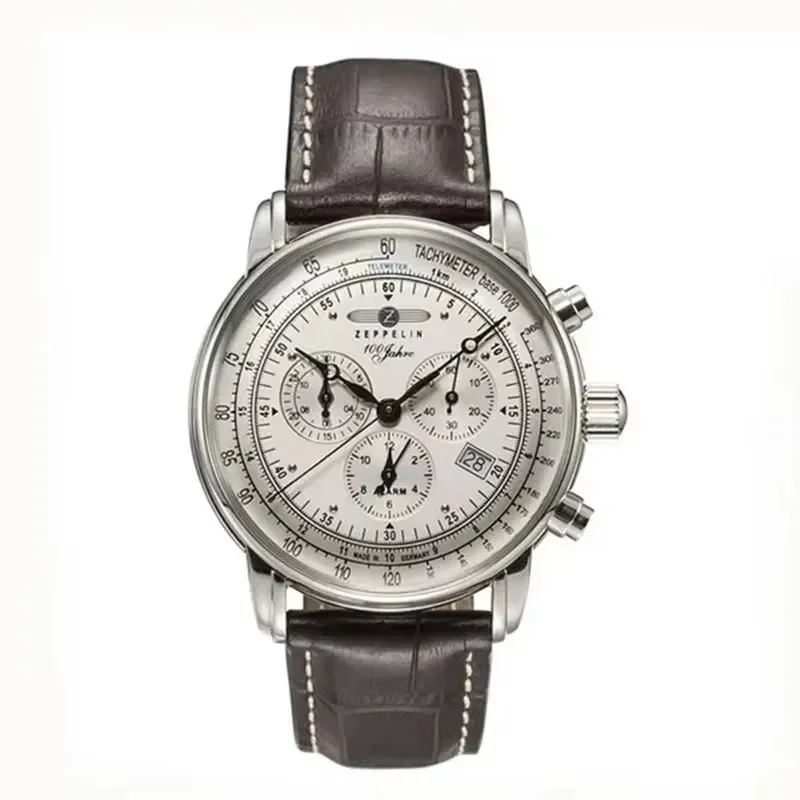 Новые мужские часы Zeppelin Ai – обзор и цена Leather Watch Band Men