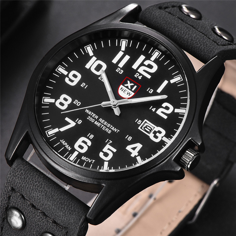 Натуральные брендовые мужские  – обзор и цена Leather Watch Band Men