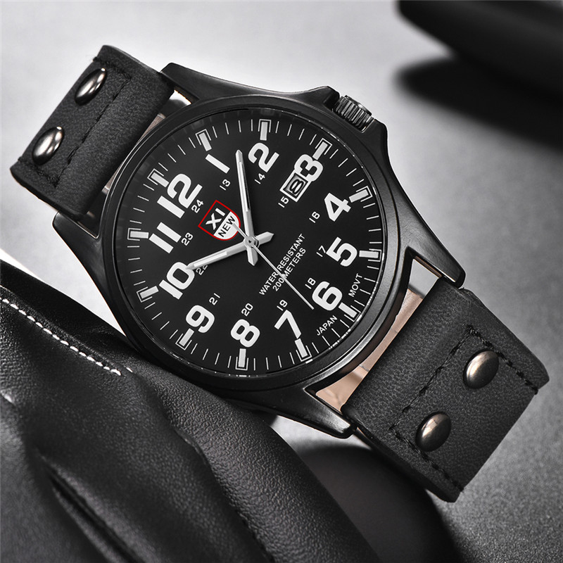 Натуральные брендовые мужские  – обзор и цена Leather Watch Band Men