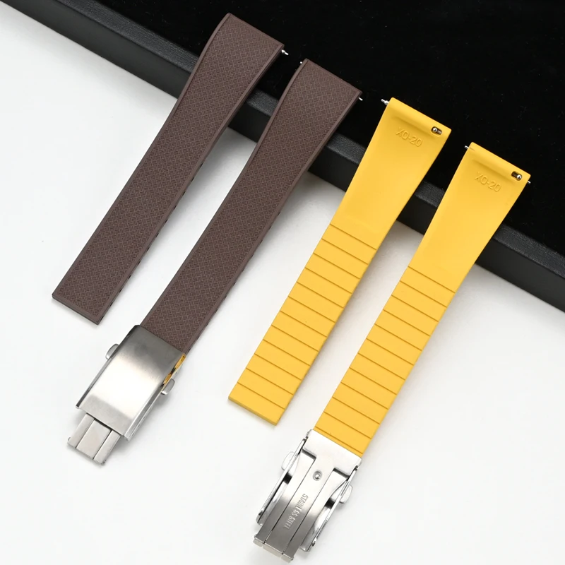 Ремешок для часов из фторокауч – обзор и цена Rubber Strap Diver