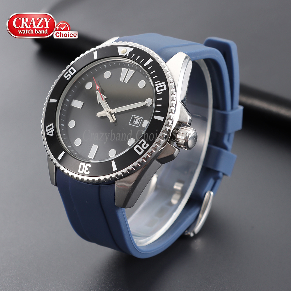 Резиновый ремешок 20 мм/22 мм  – обзор и цена Rubber Strap Diver