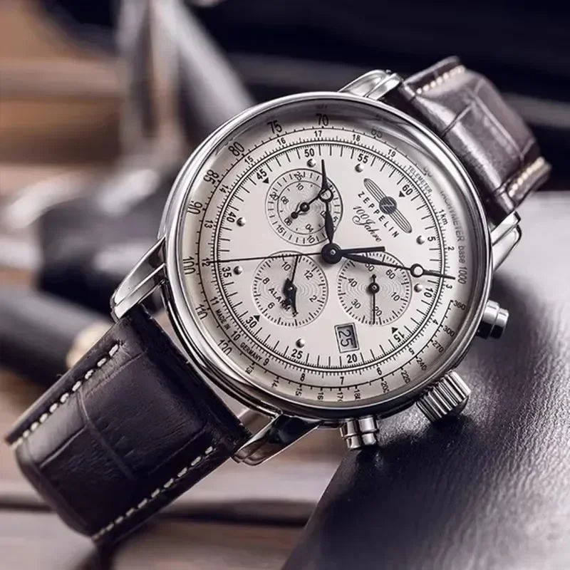 Новые мужские часы Zeppelin Ai – обзор и цена Leather Watch Band Men