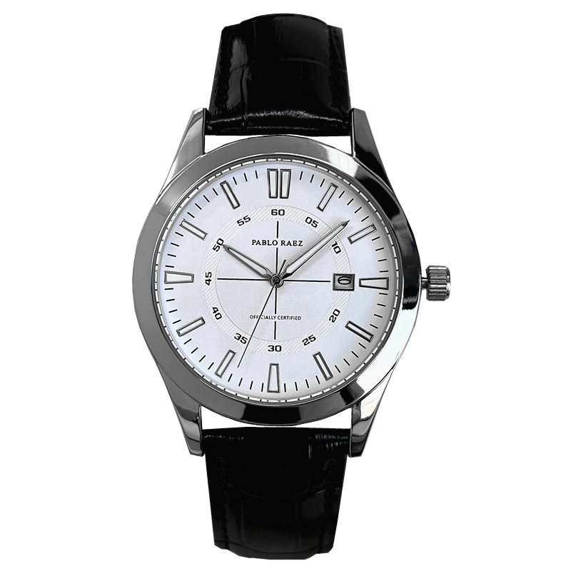 Элитные мужские часы с черным  – обзор и цена Leather Watch Band Men