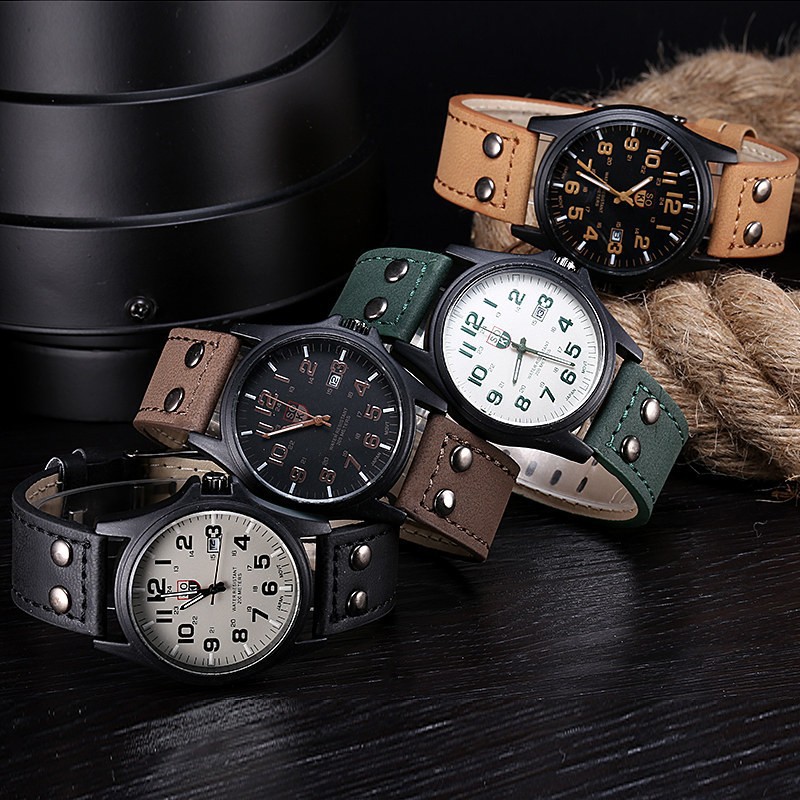 Мужские часы Masculino Relogio – обзор и цена Leather Watch Band Men