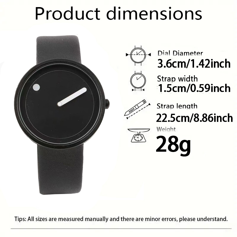 Минималистичные кварцевые нару – обзор и цена Leather Watch Band Men