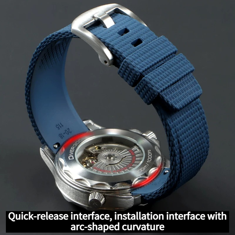 Изогнутый фторкаучуковый ремеш – обзор и цена Seiko Watch Prospex