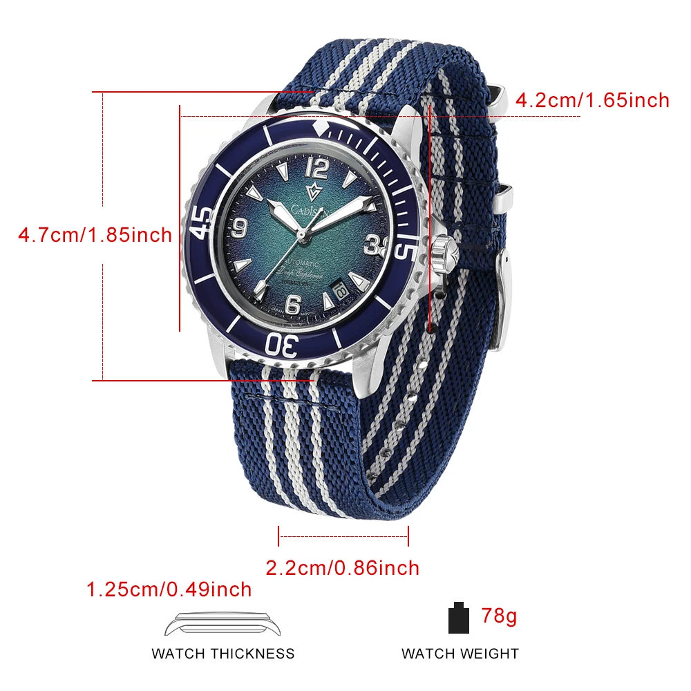 CADISEN Deep Explorer MIYOTA 8 – обзор и цена Rolex Watch Submariner