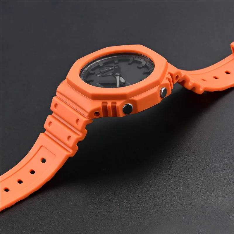 Резиновый ремешок, корпус и бе – обзор и цена Casio Watch G-Shock Ga-2100
