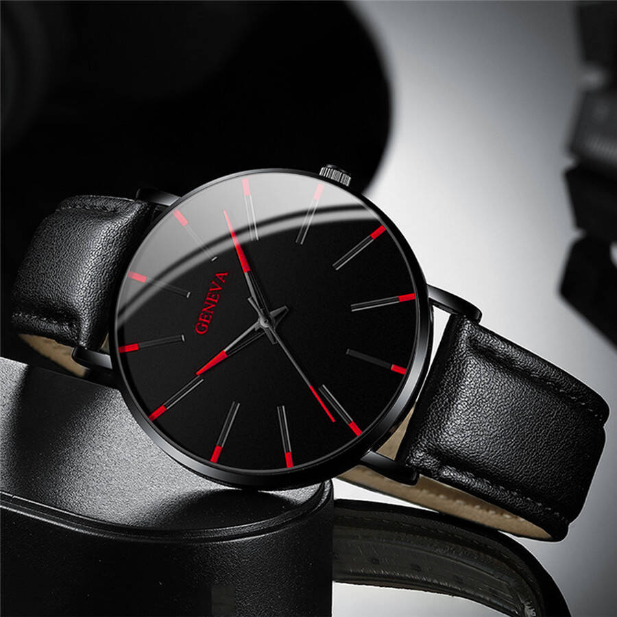 3 шт./комплект, Мужские кварце – обзор и цена Leather Watch Band Men