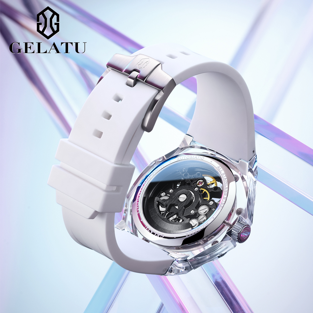 GELATU 8002, автоматические ме – обзор и цена Rubber Strap Diver